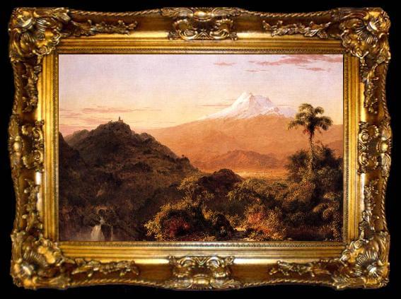 framed  Frederic Edwin Church South American Landscape, ta009-2
